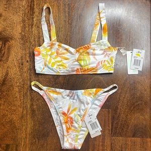 L*Space Flora top (S) and Jay Bottom Bitsy (M)